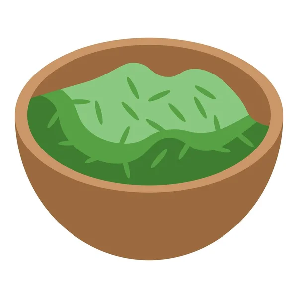 Rosemary salad icon, isometric style — Stock Vector