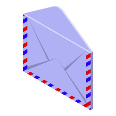 Klasik zarf simgesi, izometrik biçim
