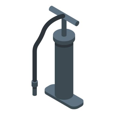 Hava pompası simgesi, izometrik biçim