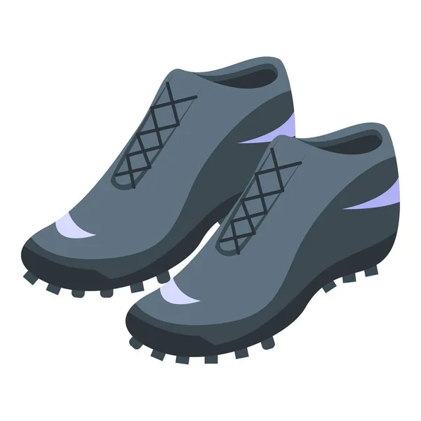 Botas de fútbol icono, estilo isométrico — Vector de stock