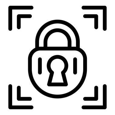 Asma kilit güvenilirlik simgesi, özet biçimi