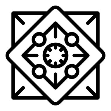 Tılsım simgesi, taslak biçimi