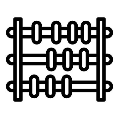 Abaküs muhasebe simgesi, özet biçimi