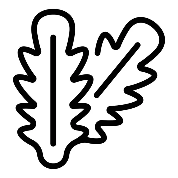 Kryddruccola-ikon, konturstil — Stock vektor