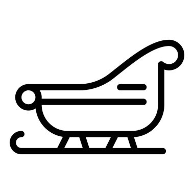 Noel Baba kızağı simgesi, taslak biçimi