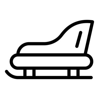 Noel Baba kızağı simgesi, taslak biçimi