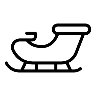 Noel Baba kızağı ikonu, taslak biçimi