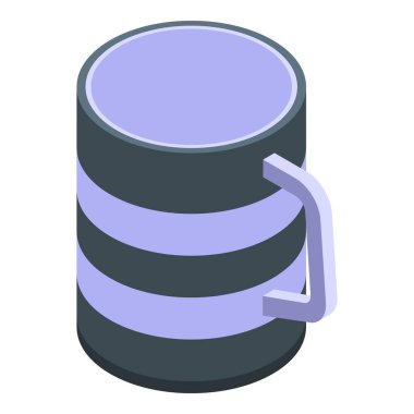 Çizgili sabıka simgesi, izometrik biçim