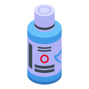 Dikkat gargara simgesi, izometrik biçim