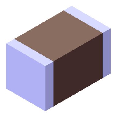 Yoğunlaştırıcı kapasitör simgesi, izometrik biçim