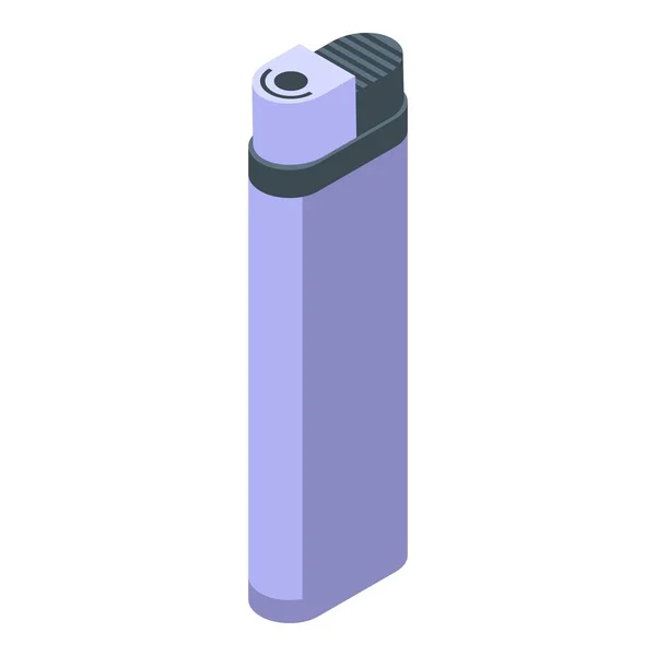 Raucherpfeifenanzünder-Symbol, isometrischer Stil — Stockvektor