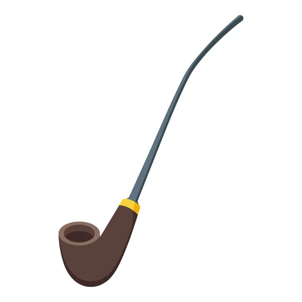 Иконка трубки для курения, изометрический стиль — стоковый вектор