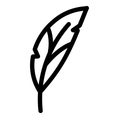 Kartal tüyü simgesi, dış hat biçimi