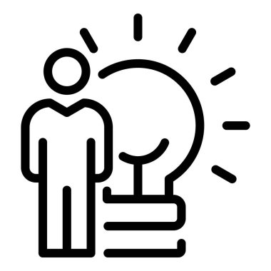 Ampul fikri simgesi, özet biçimi