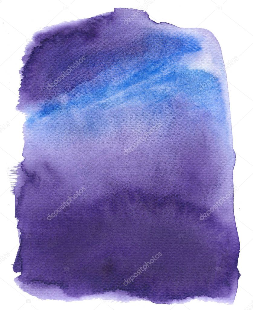 Abstract Watercolor Background. Hand Painted Illustration.