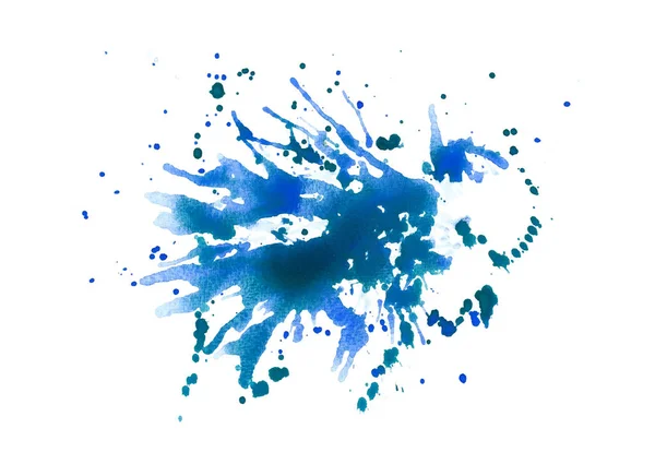 Splash Abstract Watercolor Background Hand Painted Illustration — Stock Photo, Image