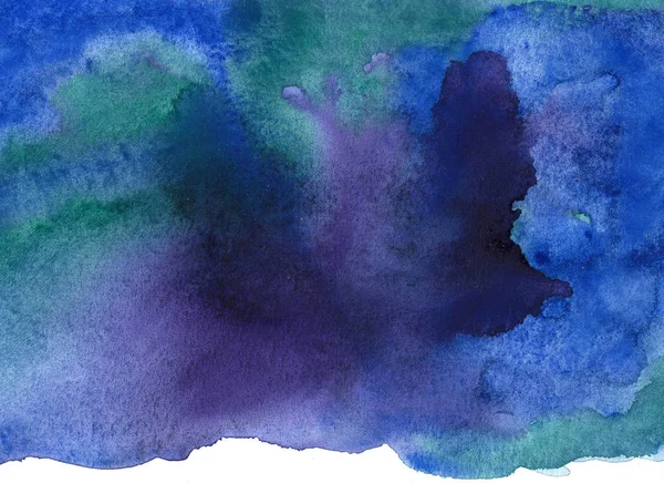 Abstract space watercolor background, Watercolor galaxy painting, Hand painted illustration.