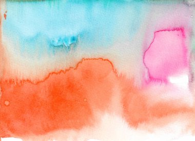 Soyut suluboya doku arka plan. El çizimi boyalı.