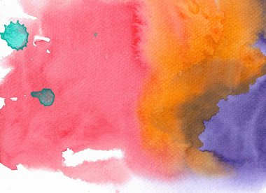 Soyut suluboya doku arka plan. El çizimi boyalı.