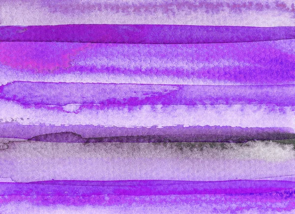 Fond Aquarelle Abstrait Violet Illustration Dessinée Main — Photo