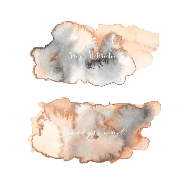 Abstrakter Aquarell Hintergrund Aquarell Element Für Karte Vektorillustration — Stockvektor