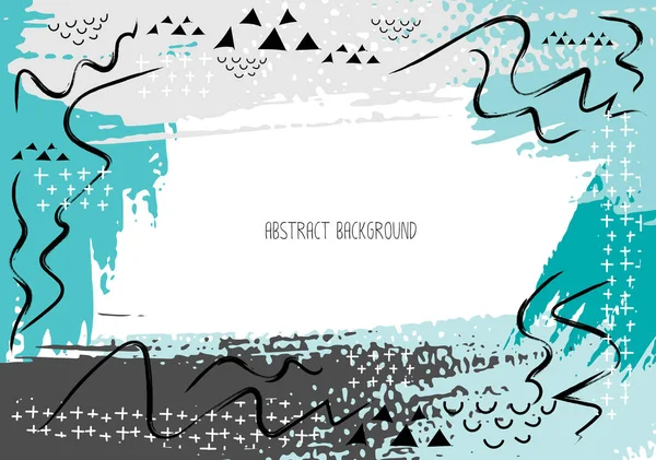 Cartes Artistiques Créatives Avec Coups Pinceau Fond Abstrait Coup Pinceau — Image vectorielle