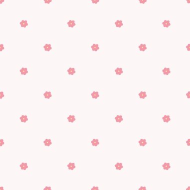 Çiçeksiz Desenli Arkaplan. Vektör İllüstrasyonu.