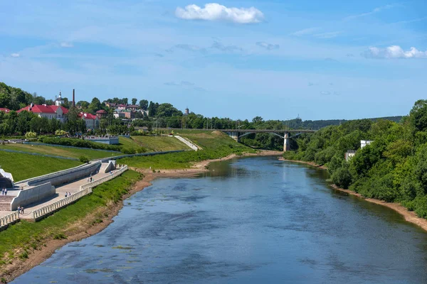 Smolensk, Rusya Dinyeper Nehri'nin set of panoramik yaz görünümü