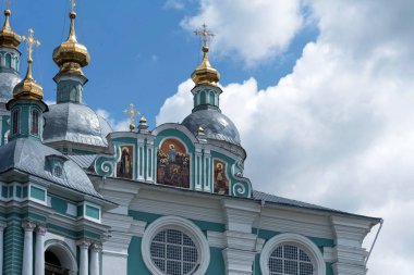 Smolensk, Rusya Federasyonu varsayım katedral Kilisesi. Uspenskiy Katedrali. Yakın çekim