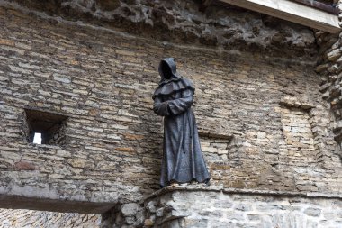 Bir bronz eski Town Tallinn, Estonya Danimarka Kral'ın Garden 