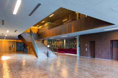 Chianti Bölgesi, İtalya - 20 Nisan 2018: Antinori nel Chianti Classico şaraphane Chianti bölge, Toskana, İtalya