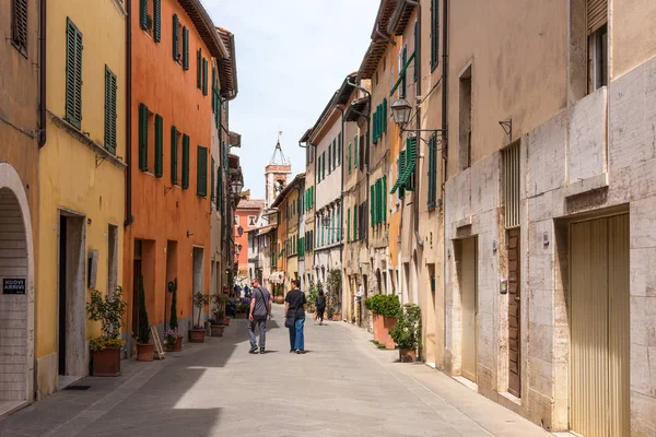 San Quirico Orcia Ιταλία Απριλίου 2018 Street View Της Σαν — Φωτογραφία Αρχείου