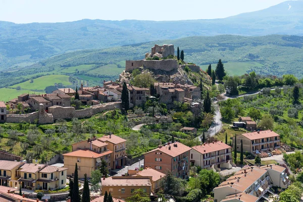 Vista panorâmica incrível da Castiglione d 'Orcia. Itália — Fotografia de Stock