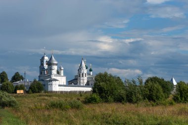 Nikitsky Manastırı, Pereslavl-Zalessky, Rusya inanılmaz panoramik görünümü. Rusya 'nın altın yüzük