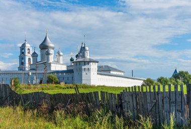 Nikitsky Manastırı, Pereslavl-Zalessky, Rusya inanılmaz panoramik görünümü. Rusya 'nın altın yüzük
