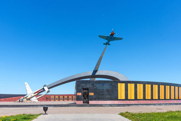 TULA, RUSSIA - MAY 19, 2019: Memorial Complex to Defenders of Motherland Sky in Tula, Russia.