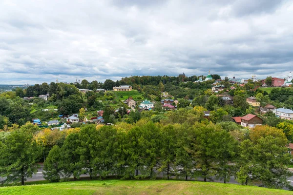 Panoramiczny widok letni Władimir, Rosja. Złoty pierścień Rosji. — Zdjęcie stockowe