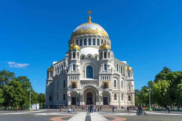 Kronstadt Rusya Haziran 2020 Kronstadt Rusya Daki Saint Nicholas Donanma — Stok fotoğraf