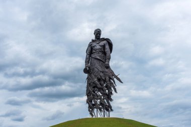 Rzhev, Rusya - 14 Ağustos 2020: Rusya 'daki Rzhev yakınlarında II.