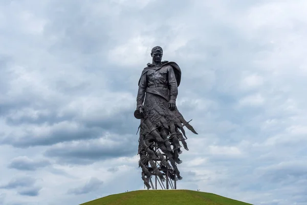 Rzhev, Rusya - 14 Ağustos 2020: Rusya 'daki Rzhev yakınlarında II.