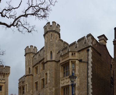 London, Büyük Britanya - 24 Kasım 2018: Tower of London. Fusilier Müzesi