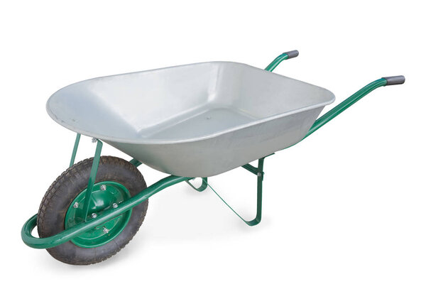 металлическая тележка, с одним изолированным колесом
