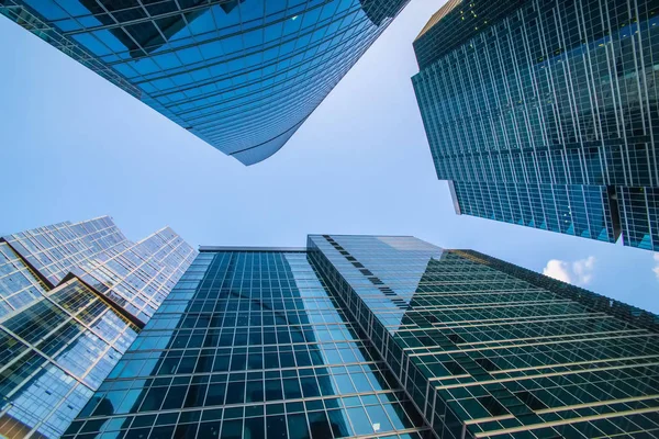 Edificios Altos Centro Negocios Moderno — Foto de Stock