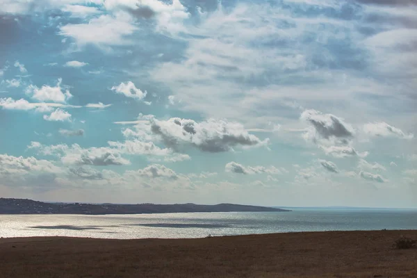 Vackra Molnig Himmel Över Havet — Stockfoto
