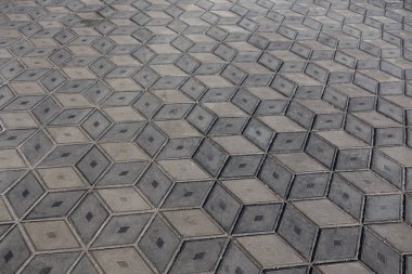 kaldırım döşeme rhombic formun arka planı için