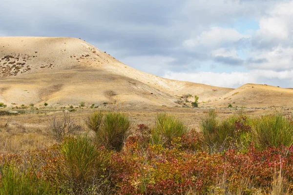 Beautiful Hills Autumn Sunny Afternoon — Stock Photo, Image