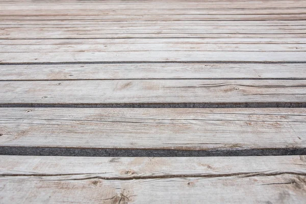 Old Timber Floor Perspective Background — Stock Photo, Image