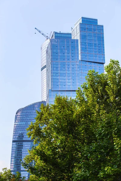 Wysokie Budynki Nowoczesnego Centrum Biznesowego — Zdjęcie stockowe