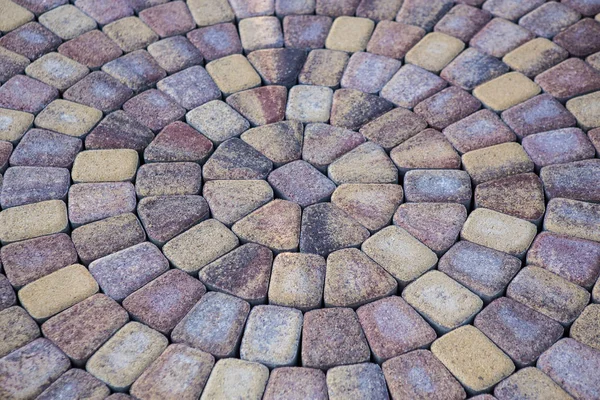 粗い花崗岩のタイルの舗装 — ストック写真