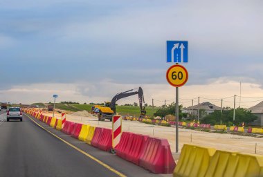 Yol yapım ekipmanları ve banliyö otoyolu inşaatı